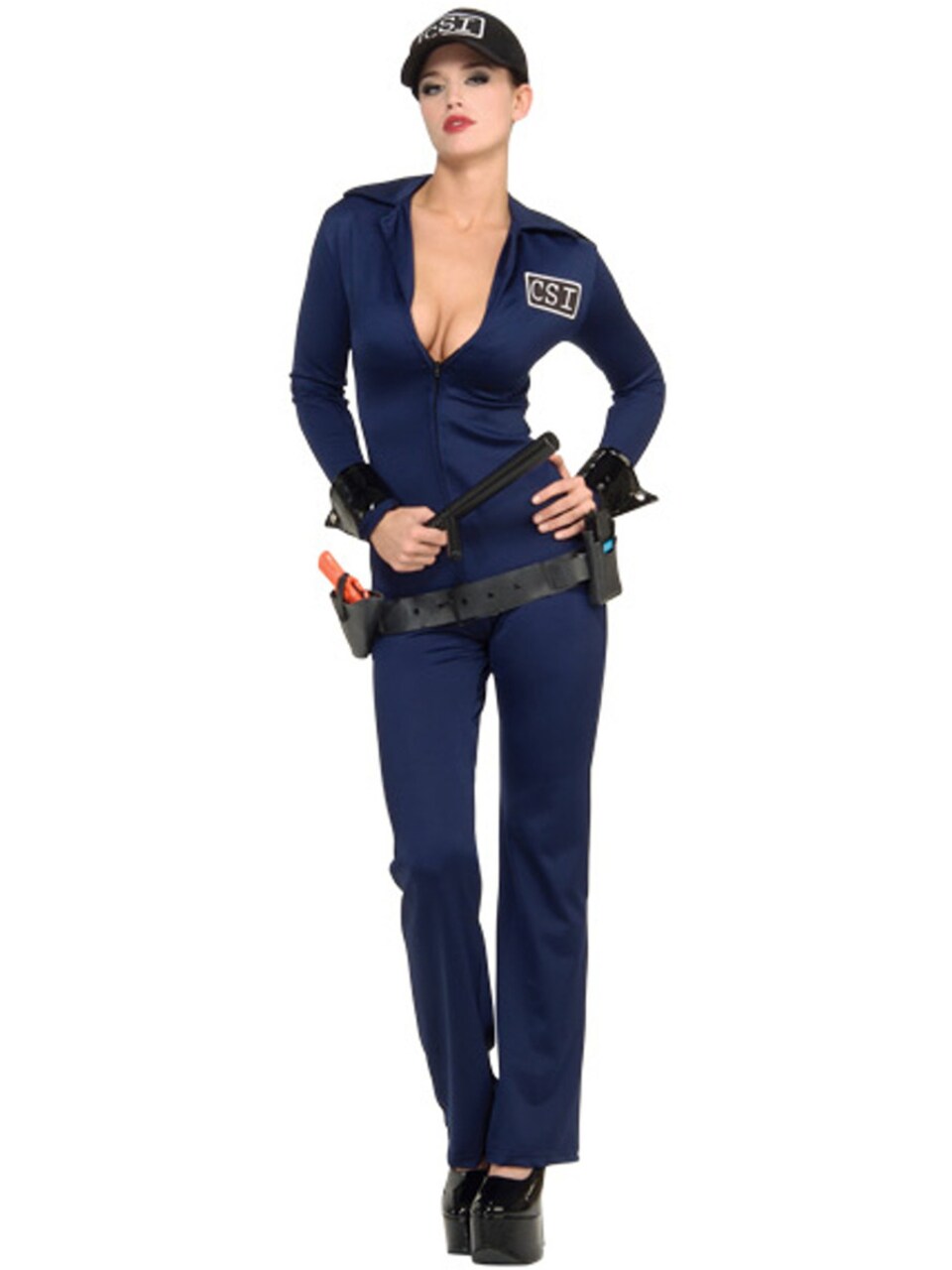 Women's Adult Criminal Investigator CSI Police Officer Costume